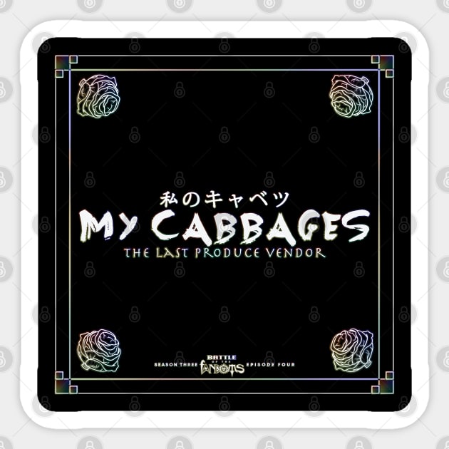 My Cabbages! Sticker by Fanthropy Running Clubs